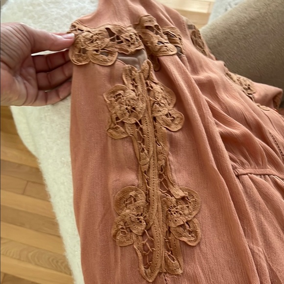 Free People Boho Dress w crochet accents Brand New Size Small ✨Rare✨ - Picture 10 of 11